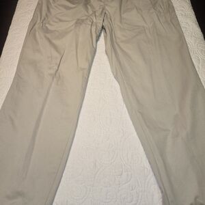 Savane Men's Khaki Teflon Srain Free 100% Cotton Dress Pants 38x30